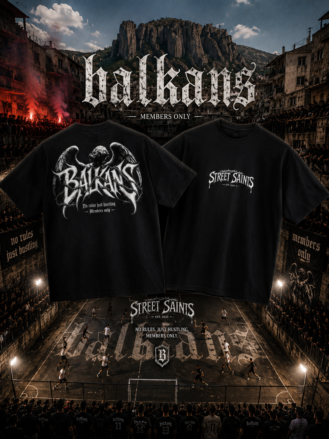 -Street Saints-  t-shirt
